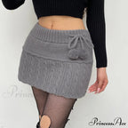 Autumn Winter Fashion Twist Wool Woven Age-Reducing Commuter Decorated Skirt image 4