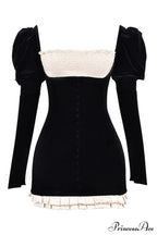 Azaria Black Stylish Vintage Dress image 8