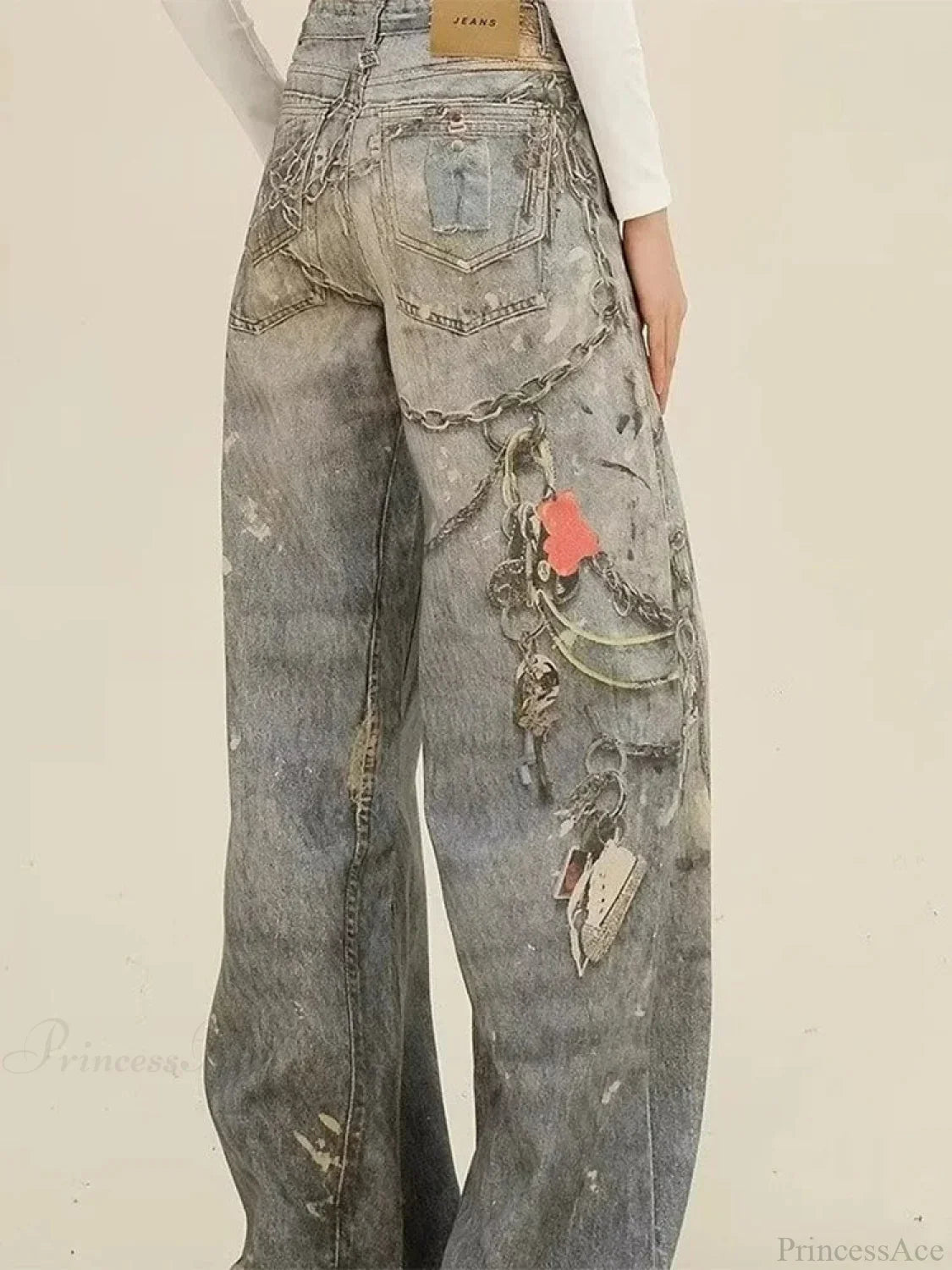 Azure Gothic Baggy Oversize Harajuku Pant image 4