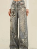 Azure Gothic Baggy Oversize Harajuku Pant image 5