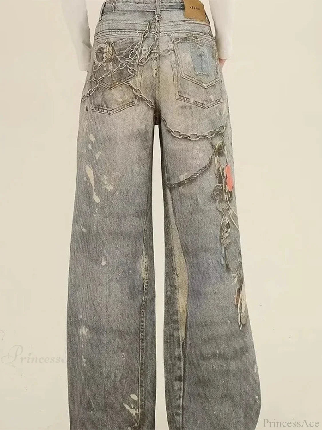 Azure Gothic Baggy Oversize Harajuku Pant image 2