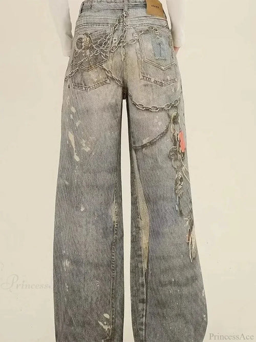 Azure Gothic Baggy Oversize Harajuku Pant image 2