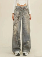 Azure Gothic Baggy Oversize Harajuku Pant image 1