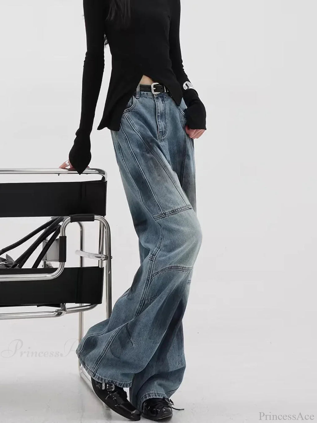 Azure Medieval Loose Harajuku Pant image 3
