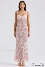 Azzurra Rose Stylish Lace Dress image 2
