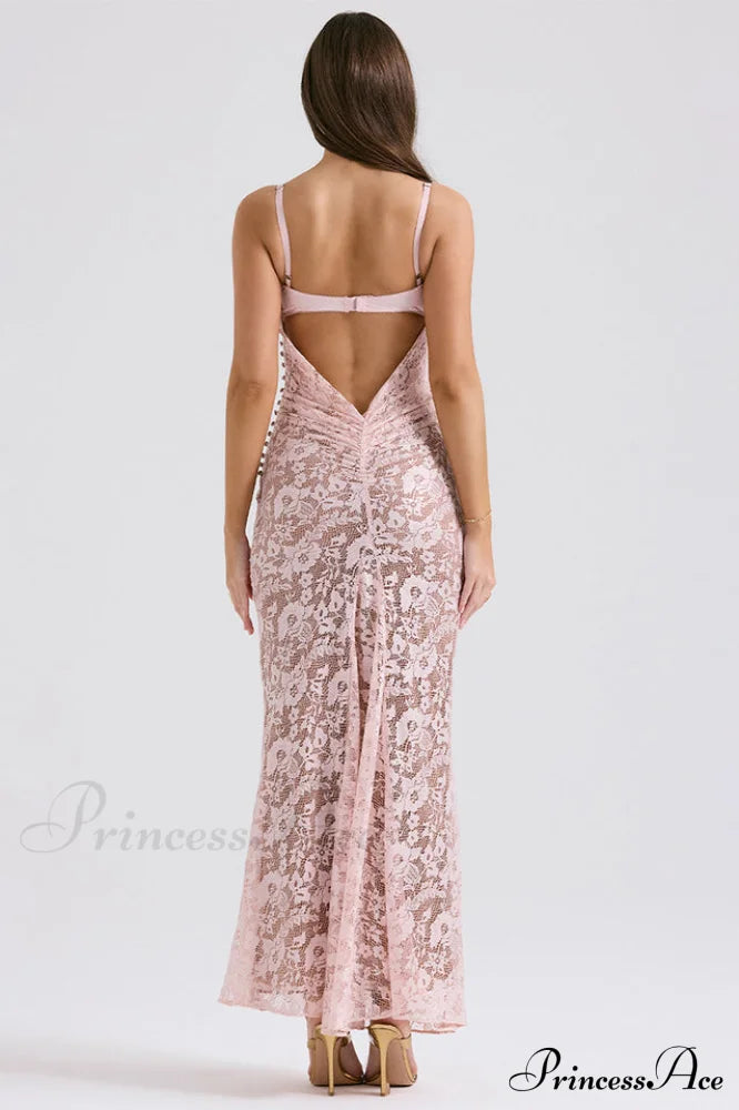 Azzurra Rose Stylish Lace Dress image 5