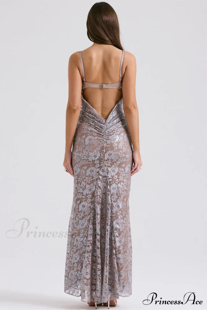Azzurra Rose Stylish Lace Dress image 12