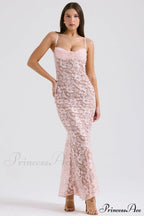 Azzurra Rose Stylish Lace Dress image 1