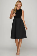 Antonella Midi Dress styled for Avrienne