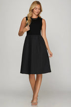 Antonella Midi Dress styled for Avrienne