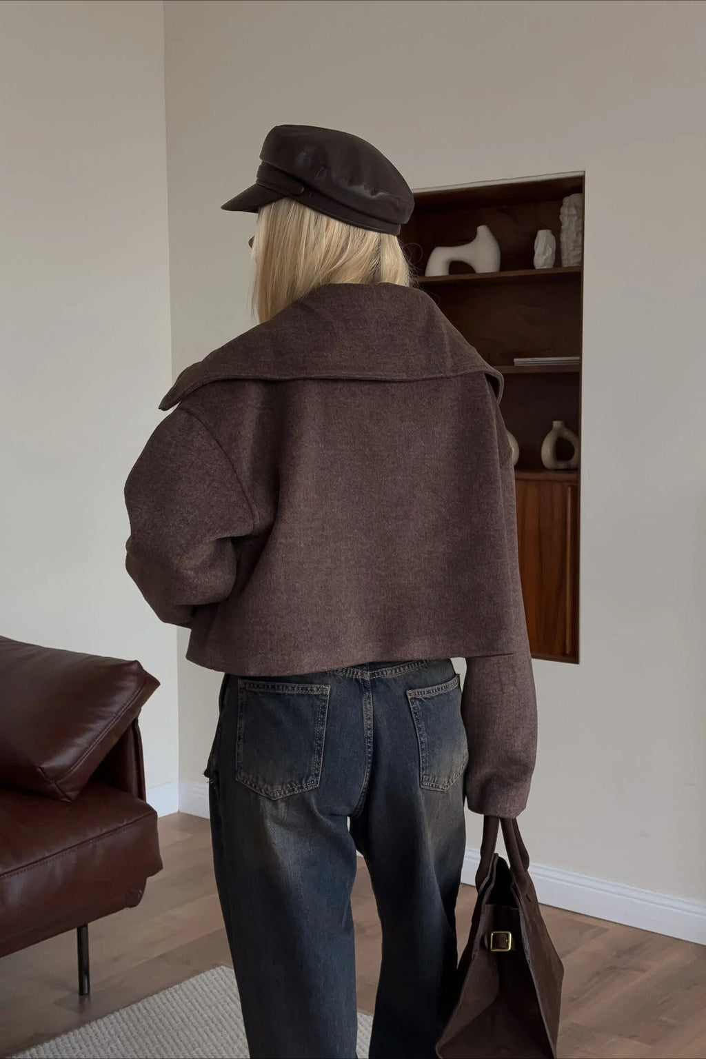 Relaxed Fit Lapel Casual Jacket image 4