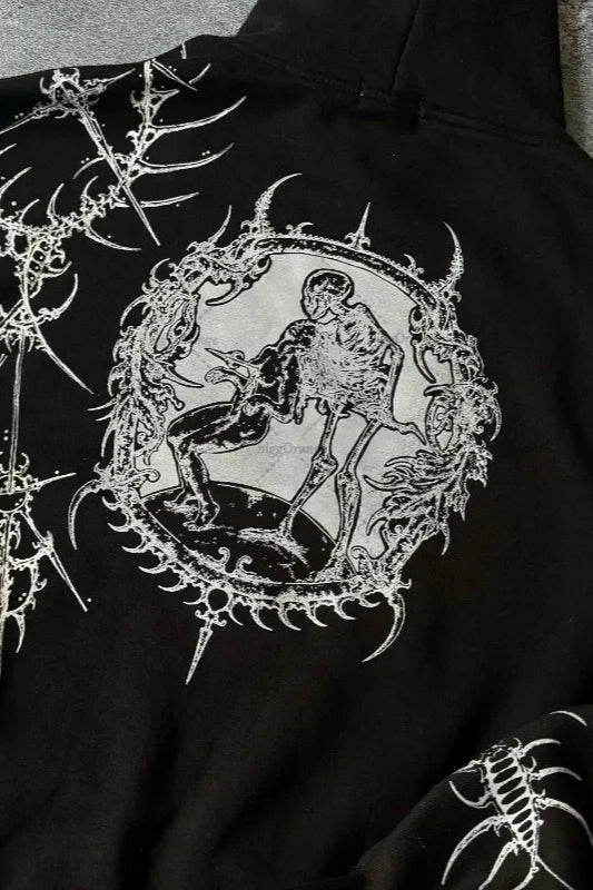 Retro Personalized Print Oversized Hoodie image 3