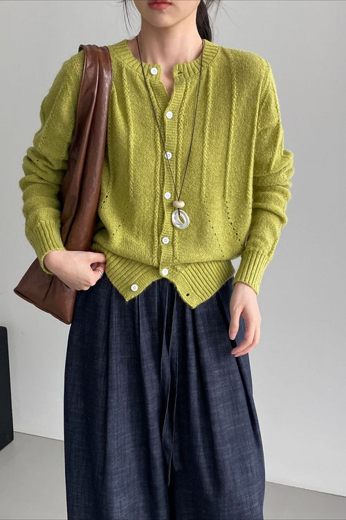 Atmospheric Wool Knit Cardigan image 2