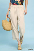 Nora Linen Trousers styled for Avrienne