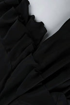 Ruffle Cape Half Sleeve Elegant Mini Dress image 6