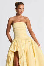 Strapless Ruched A Line Formal Dress image 4