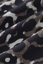 Animal Print Cotton Casual Coat image 3