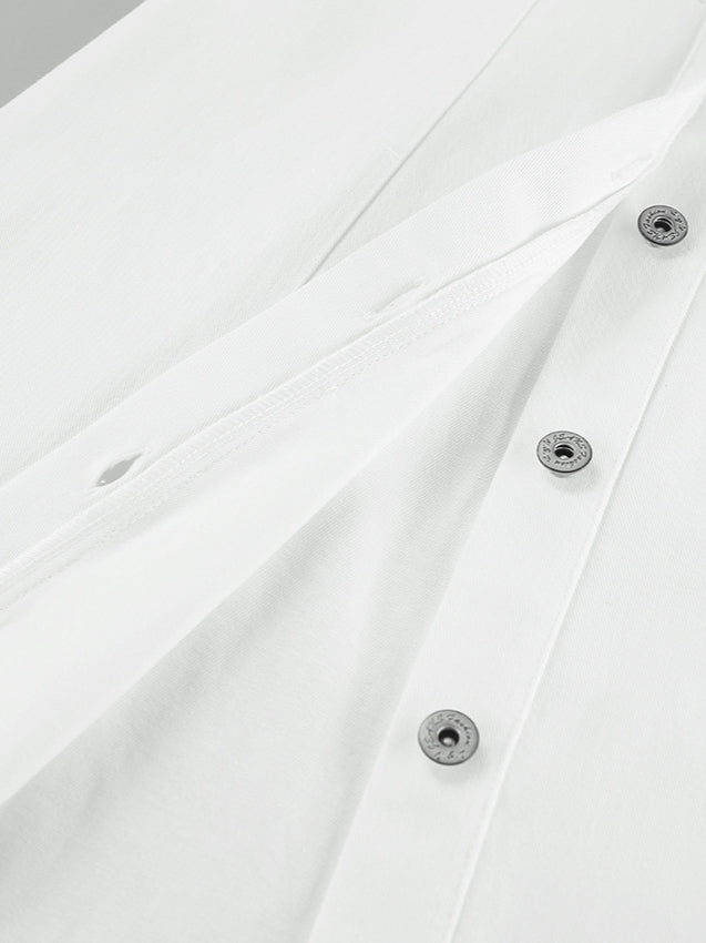 Cotton Belted White Utility Blouse image 12