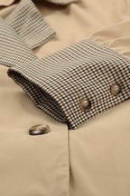 Vintage Paneled Double-Breasted Trench Coat image 6