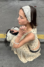 Polka Dot Ruched Maxi Two Pieces Set image 1