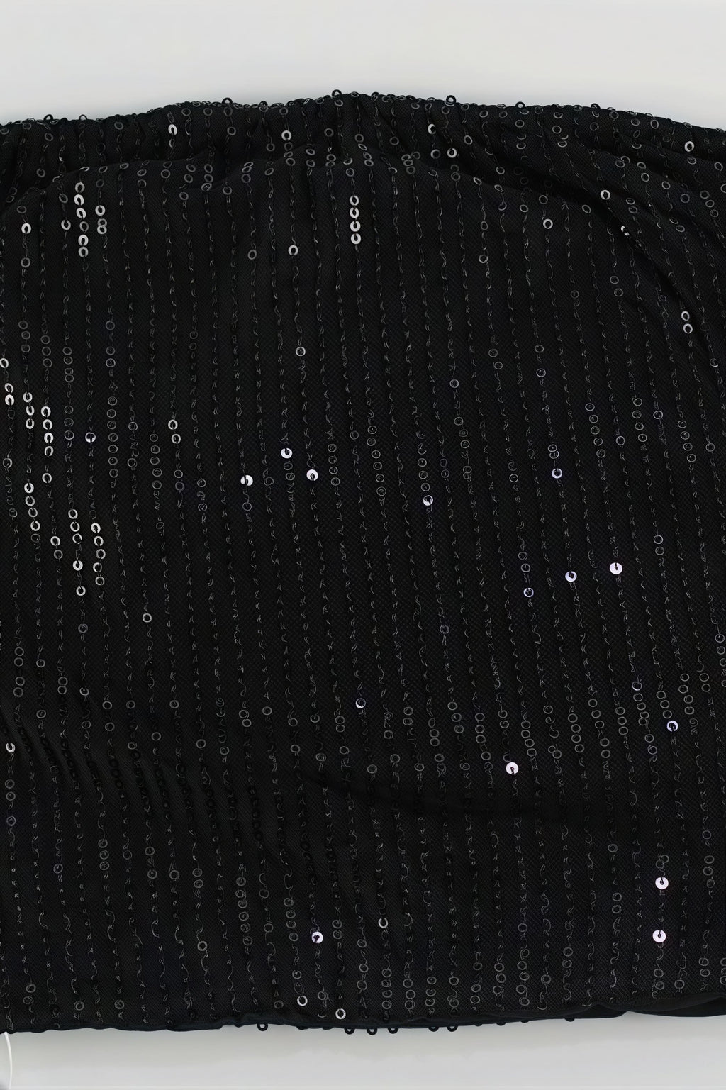 Sequin Fitted Strapless Top Shorts Two Piece Set image 5