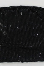 Sequin Fitted Strapless Top Shorts Two Piece Set image 5