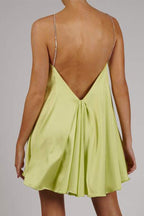 Sexy Chain Deep V Backless Party Dress image 5