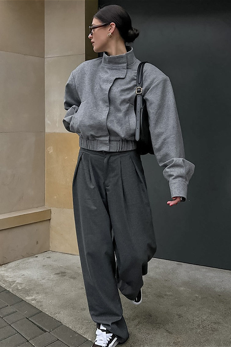 Fashion Short Wool Blend Coat image 3