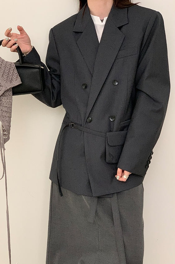 Commuter Style Belted Blazer image 13