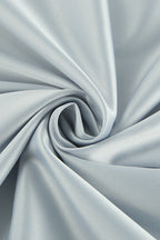 Satin High-Slit A-Line Midi Skirt image 7