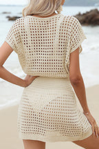 Sheer Crochet Maxi Cover Up image 5