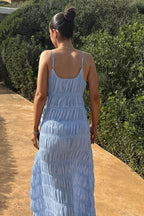 Chic Deep V Ribbed Knit Cami Elegant Maxi Dress image 5