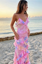 Jacquard Gradient Wave Maxi Dress image 4