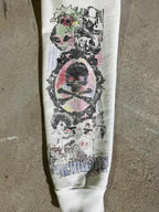 Graffiti Printed Gothic Hoodie image 6