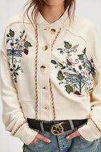 Embroidered Floral Cardigan image 2