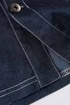 Street Hot Denim Cropped Blouse image 7