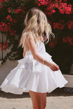 Ruffled Layer Backless Sleeveless Mini Dress image 2