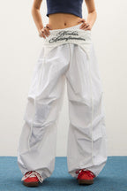 Layered Star Print Loose Cargo Pants image 7
