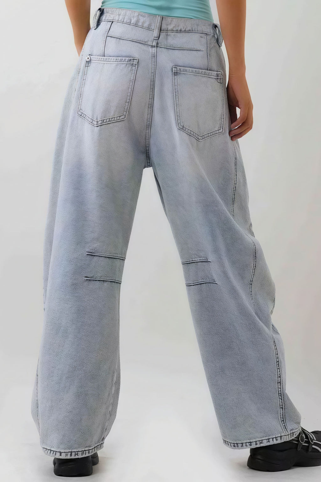 Vintage Distressed Heavy Loose Jeans image 5