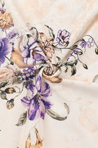 Elegant Floral Print V-neck Sleeveless Maxi Dress image 5
