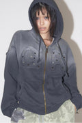 Vintage Washed Gradient Hoodie image 1