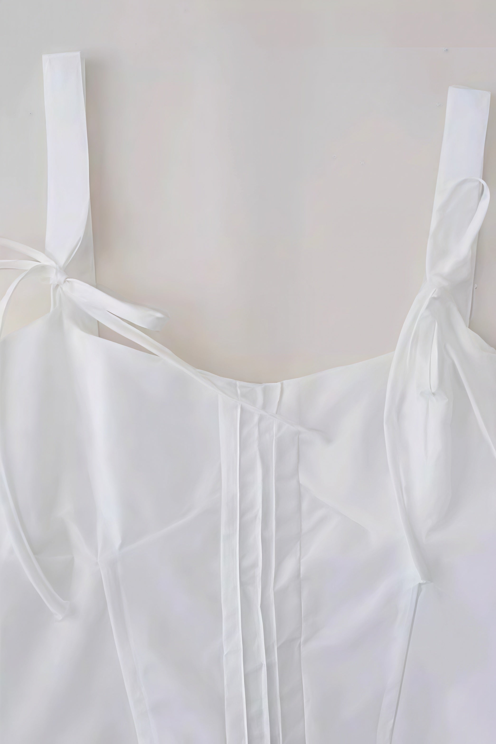 White Bow Slim Fit Cami Top image 3