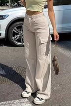 Pocket Cargo Straight Pants image 1