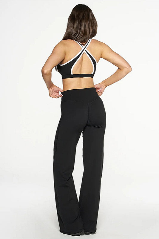 Color Block Casual Slim Three Piece Set image 7