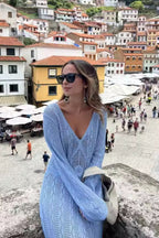 Hollow Out Crochet Maxi Dress image 6