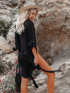 Textured Beach Cover Up Blouse image 6