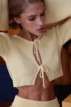 Bell Sleeve Cardigan Set Sweater Dress image 7