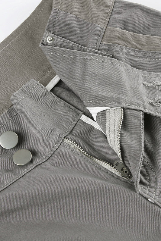 Vintage Gray Loose-Fit Cargo Pant image 3