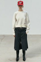 Casual Vintage Crew Neck Sweater image 29