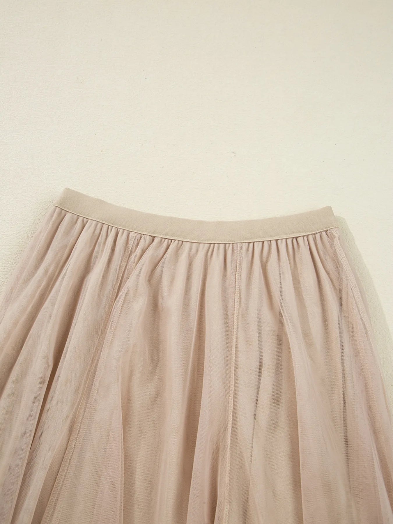 Mira Midi Skirt detail view styled for Avrienne